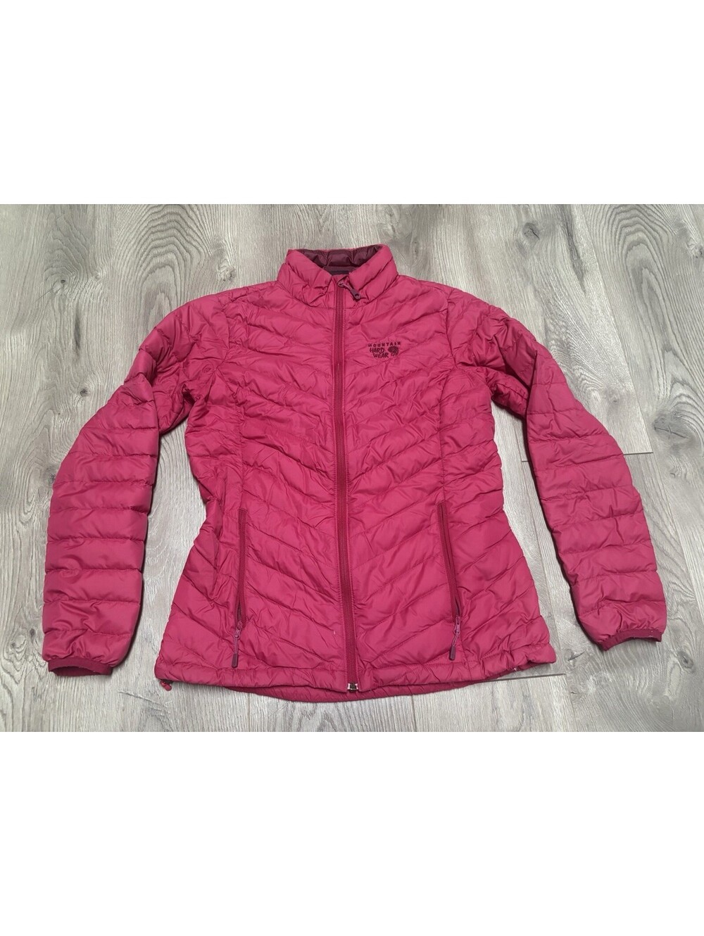 Mountain HardWear Down Puffer Jacket Womens Small Pink Micro Ratio 650 Packable